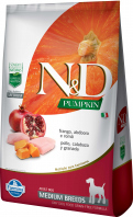 N&D Natural And Delicious Pumpkin Canine Adult Frango Medium 2.5kg